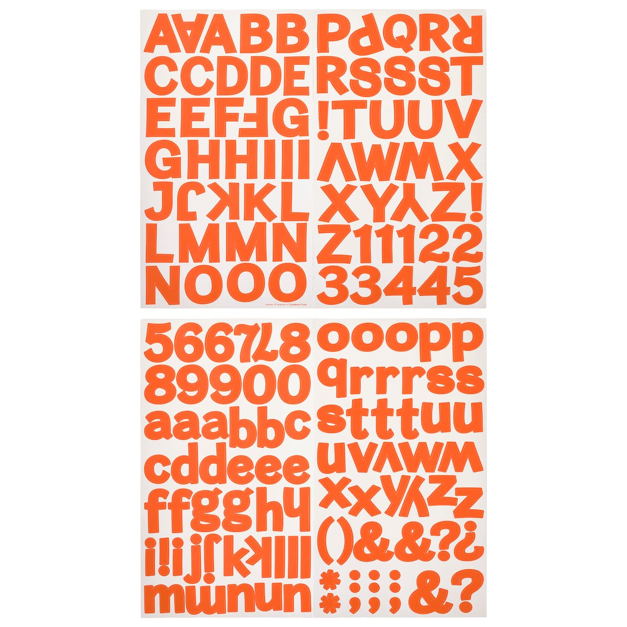 12 Packs: 160 ct. (1,920 total) Block Alphabet Stickers by Recollections™